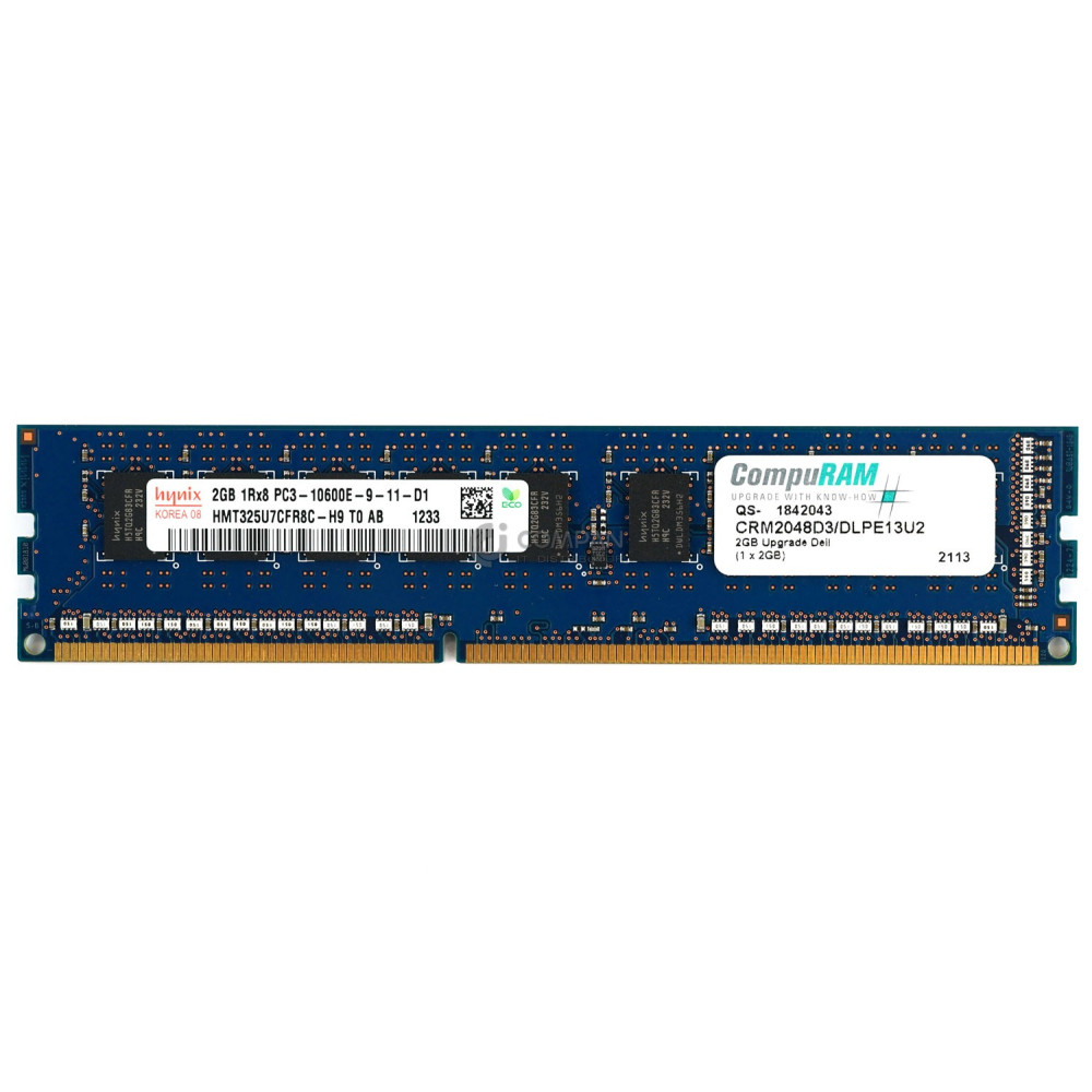 HMT325U7CFR8C-H9 HYNIX MEMORY 2GB 1RX8 PC3 10600E DDR3 HMT325U7CFR8C-H9 - -
